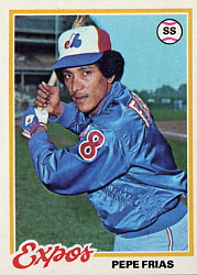 1978 Topps Baseball Cards      654     Pepe Frias